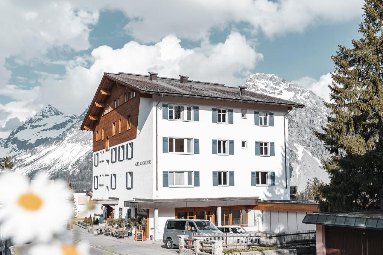 Hotel Alpensonne - Panoramazimmer & Restaurant Arosa Exterior photo