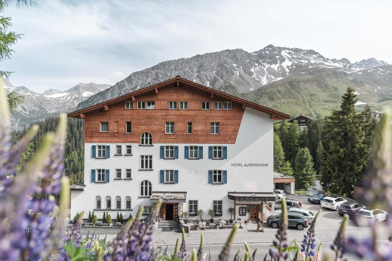 Hotel Alpensonne - Panoramazimmer & Restaurant Arosa Exterior photo