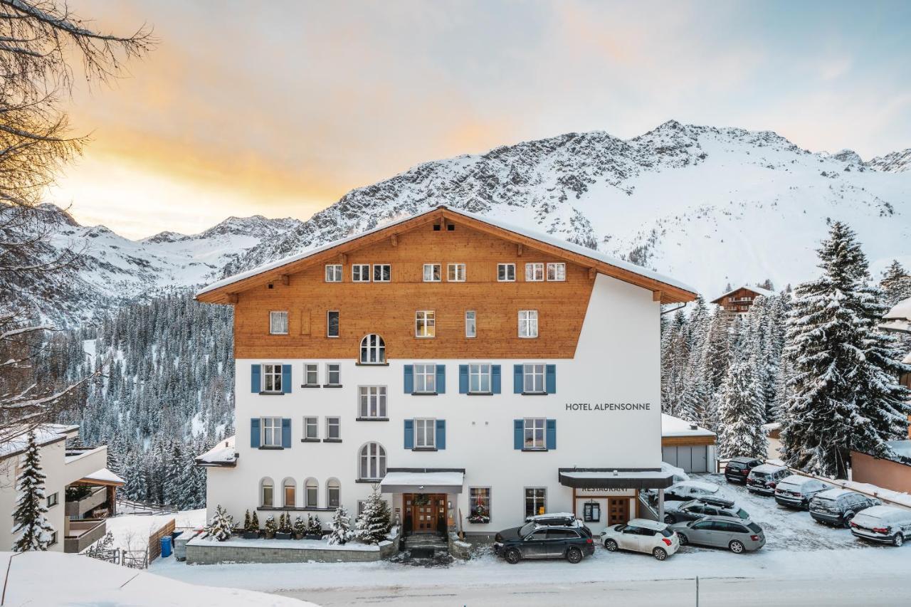 Hotel Alpensonne - Panoramazimmer & Restaurant Arosa Exterior photo