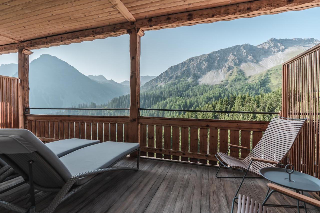 Hotel Alpensonne - Panoramazimmer & Restaurant Arosa Exterior photo