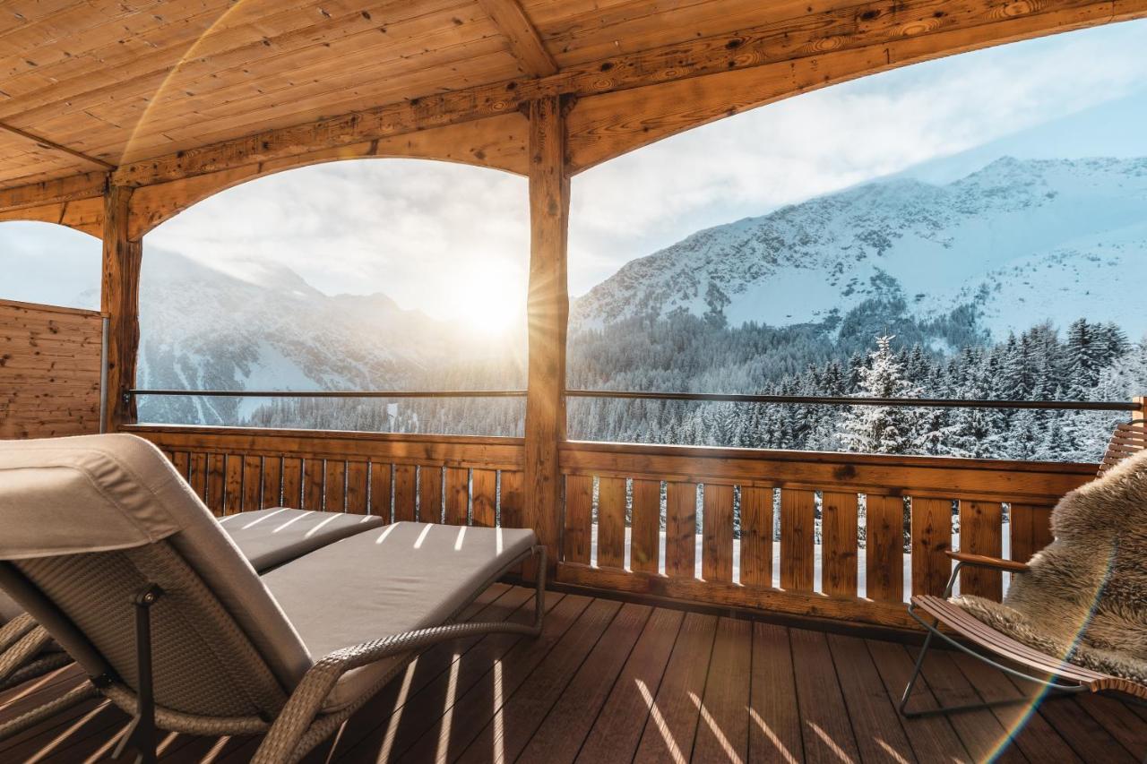 Hotel Alpensonne - Panoramazimmer & Restaurant Arosa Exterior photo