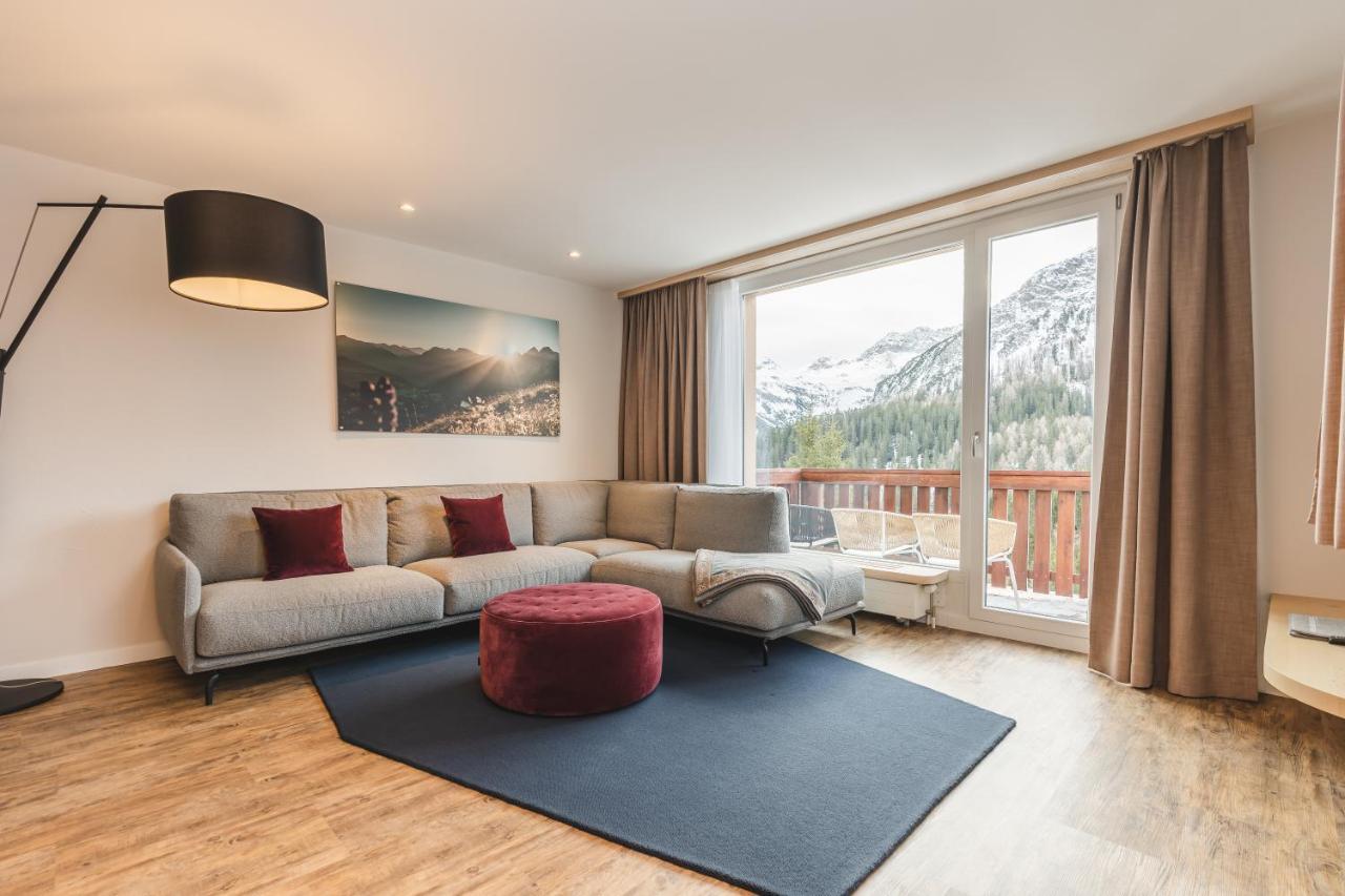 Hotel Alpensonne - Panoramazimmer & Restaurant Arosa Exterior photo