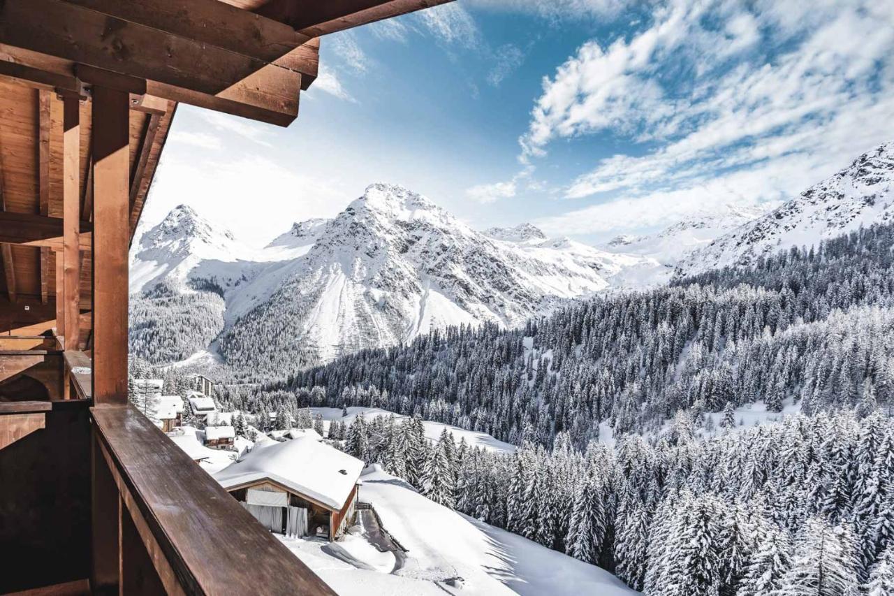 Hotel Alpensonne - Panoramazimmer & Restaurant Arosa Exterior photo